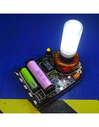 Joule Thief / 2 different Batteries one 3.7v &amp; 1.5v  with Multifunction meter