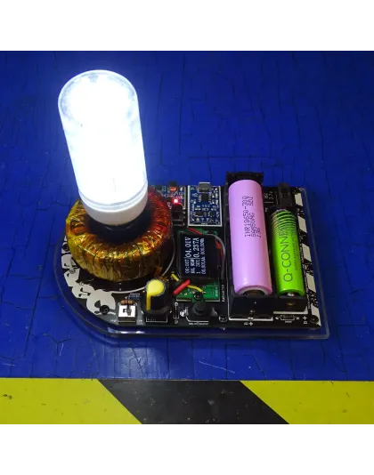 Joule Thief / 2 different Batteries one 3.7v &amp; 1.5v  with Multifunction meter