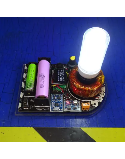 Joule Thief / 2 different Batteries one 3.7v &amp; 1.5v  with Multifunction meter