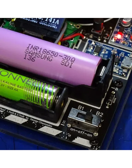 Joule Thief / 2 different Batteries one 3.7v &amp; 1.5v  with Multifunction meter