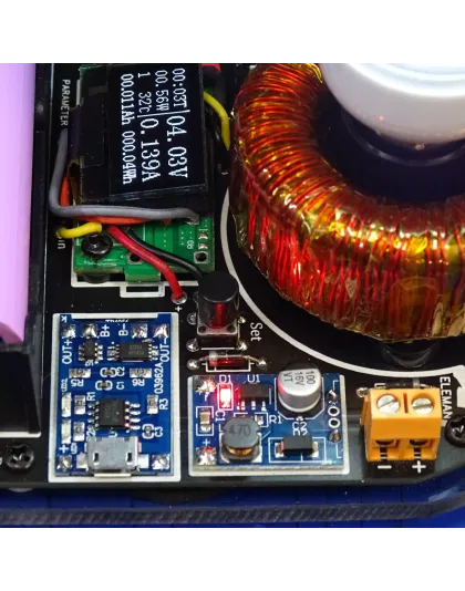 Joule Thief / 2 different Batteries one 3.7v &amp; 1.5v  with Multifunction meter