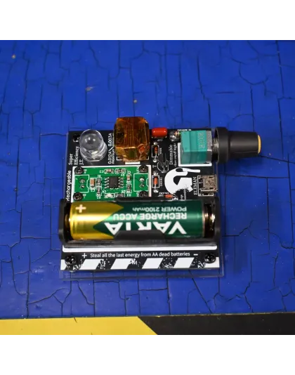 Super Efficiency Joule Thief 2 in 1 AA 1.5v, Dimmable &amp; Rechargeable, AA 1.2v