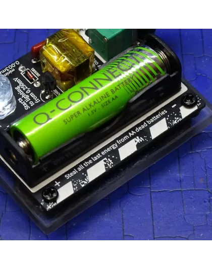 Super Efficiency Joule Thief from, AA, startup 0.25v to 1.5v &amp; 0.003A to 0.012A!