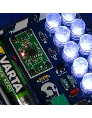 High Efficiency Joule Thief AA 1,2 volt Dimmable &amp; Rechargeable, startup 0.6V