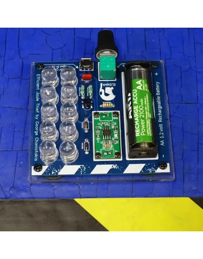 High Efficiency Joule Thief AA 1,2 volt Dimmable &amp; Rechargeable, startup 0.6V