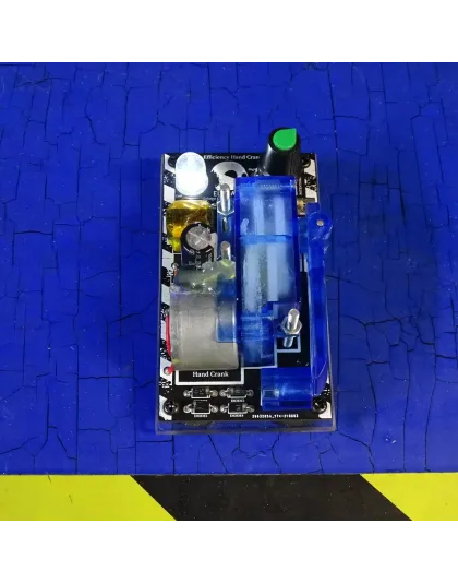 Hand Crank Supercapacitor 35 seconds charge to 15,20 or 30 MINUTES of Lighting