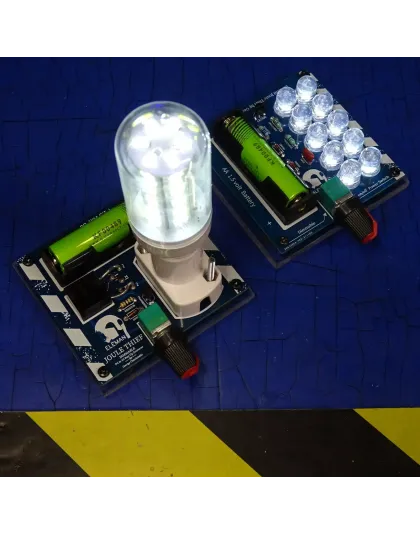2pcs Joule Thief 1.5volt Combination Efficiency &amp; Dimmable 120v/220v &amp; 10 Leds