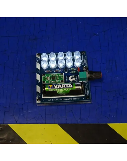 2pcs Joule Thief AA 1,2volt Combination Dimmable &amp; Rechargeable micro usb 5volt