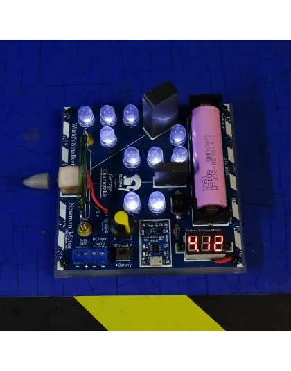 World's Smallest Joseph Newman Motor / Generator &amp; Rechargeable micro usb 5volt