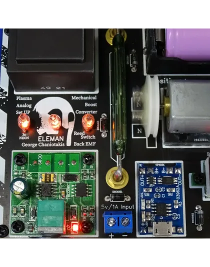 Reed Switch / Plasma Motor / Mechanical Analog Set UP / 5volt usb