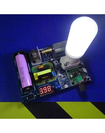 DC Motor to Three Phase Brushless Motor Generator &amp; Rechargeable micro usb 5volt