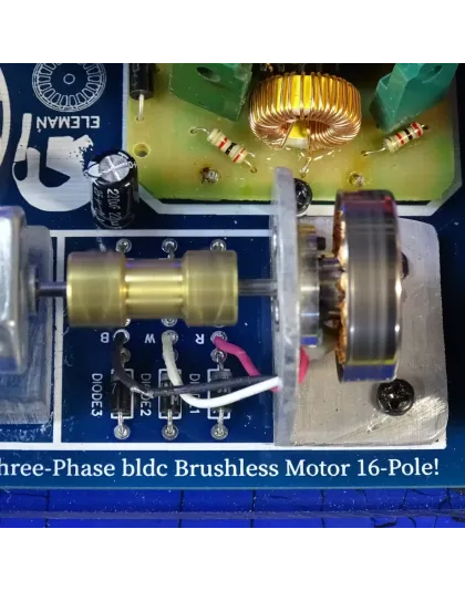 DC Motor to Three Phase Brushless Motor Generator &amp; Rechargeable micro usb 5volt